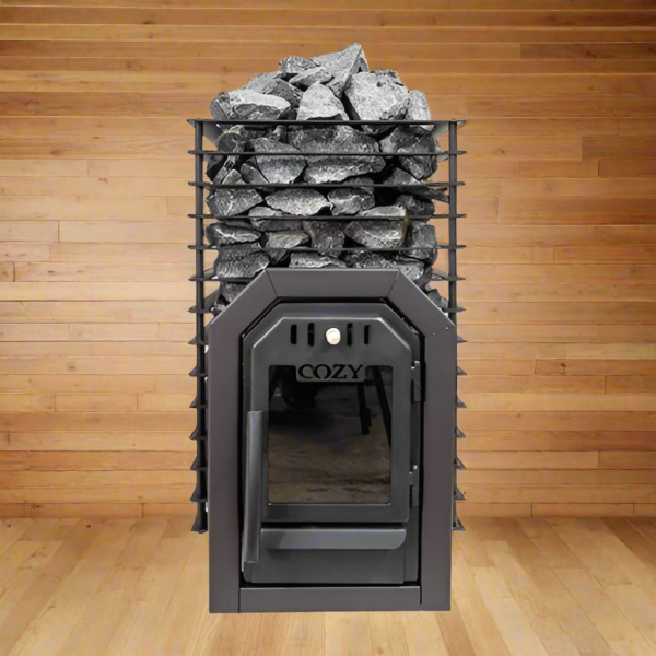 Cozy Heat Quattro Thru-Wall Sauna Stove