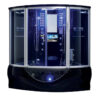 Maya Bath The Superior Platinum Black 2-Person Freestanding Steam Shower - Image 3