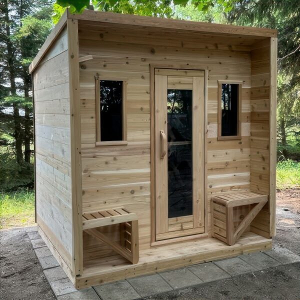 True North Canadian Made 5 Person Outdoor Traditional Cabin Sauna