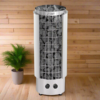 Harvia Cilindro PC90 9kW Electric Sauna Heater with Built-In Controls - Image 2