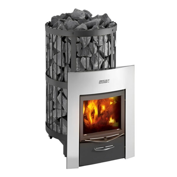 Harvia Legend 240 Duo Wood Burning Sauna Stove/Fireplace Combo