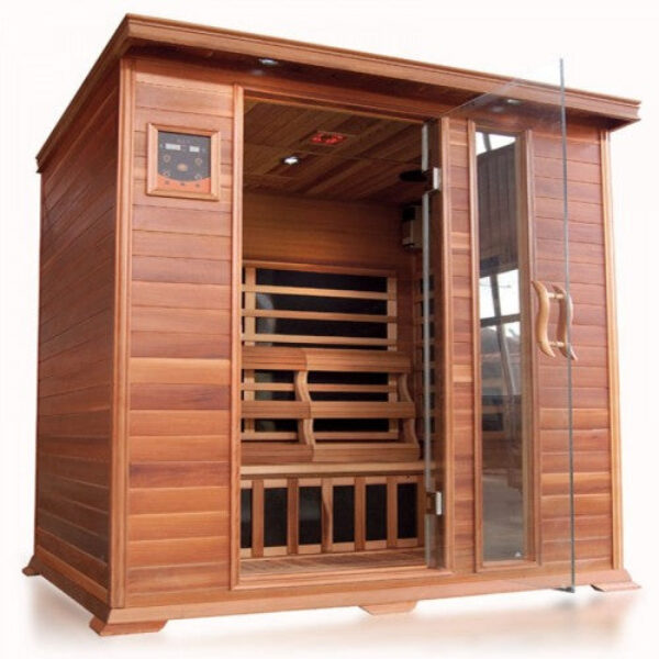 Sunray Savannah 3-Person Indoor Infrared Cedar Sauna