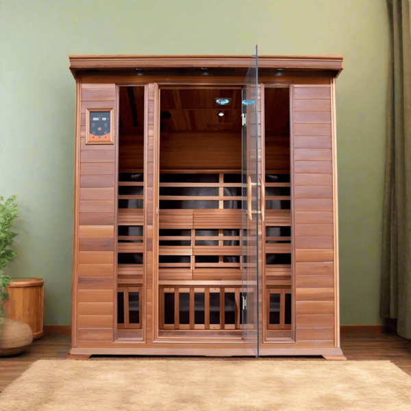 Sunray Sequoia 4-Person Indoor Infrared  Cedar Sauna