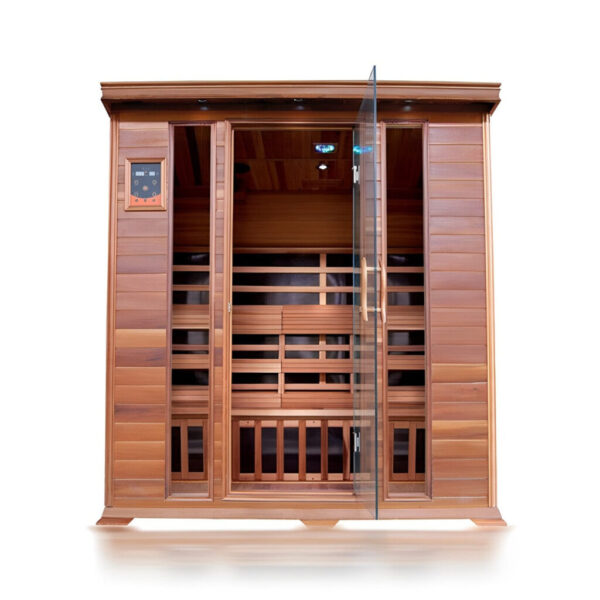 Sunray Sequoia 4-Person Indoor Infrared  Cedar Sauna