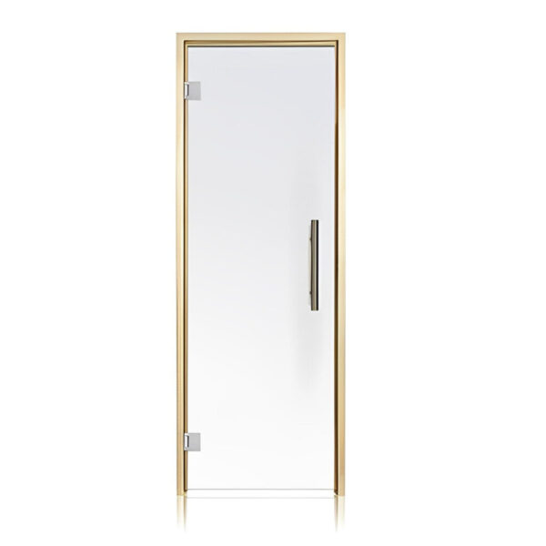 Prosaunas Aspen Frame Clear Glass Sauna Door 24x81