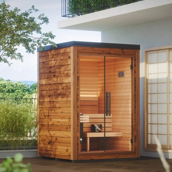 Auroom Mira S 1-2 Person Outdoor Modular Cabin Sauna Kit