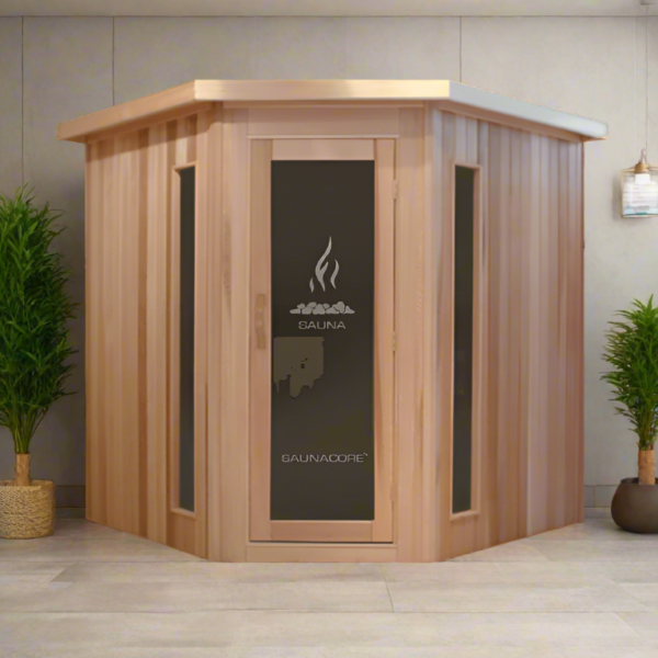 Saunacore Traditional Indoor Sauna Neo-Classic Style Series N8X8