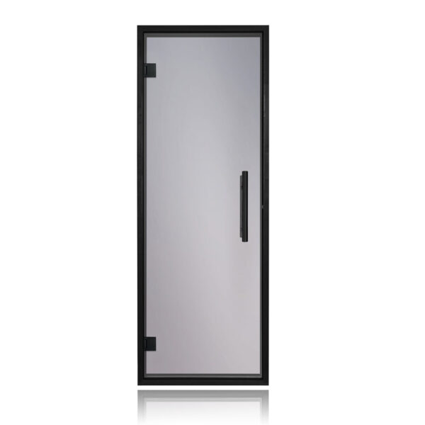 Prosaunas Black Alder Frame Tinted Glass Sauna Door 24x73