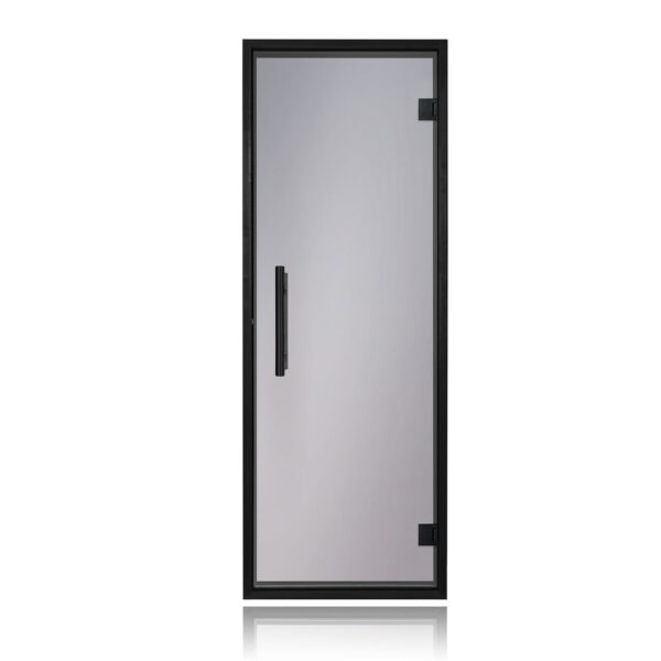 Prosaunas Black Alder Frame Tinted Glass Sauna Door 24x73