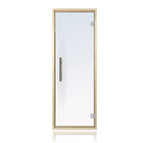 Prosaunas Aspen Frame Clear Glass Sauna Door 24x73