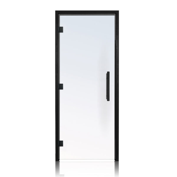 Prosaunas Black Alder Frame Clear ADA Glass Sauna Door 36x81