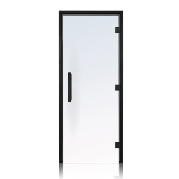 Prosaunas Black Alder Frame Clear ADA Glass Sauna Door 36x81