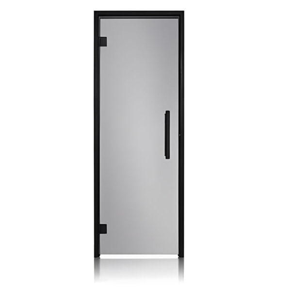 Prosaunas Black Alder Frame Tinted Glass Sauna Door 24x81