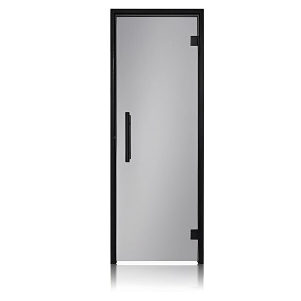 Prosaunas Black Alder Frame Tinted Glass Sauna Door 24x81