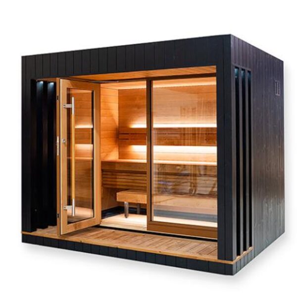 Saunum AirCube 3- 4 Person Outdoor Cabin Sauna