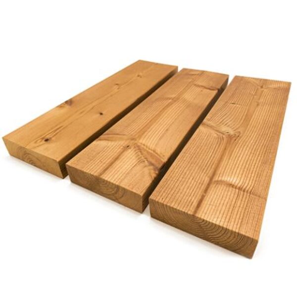 Prosaunas Thermo-Spruce 2x4 S4SEE SHP Bench Material