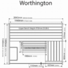 Almost Heaven Worthington 4-6 Person Indoor Sauna - Image 8